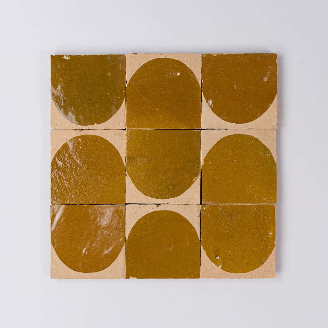 Amber Arch Terracotta Zellige