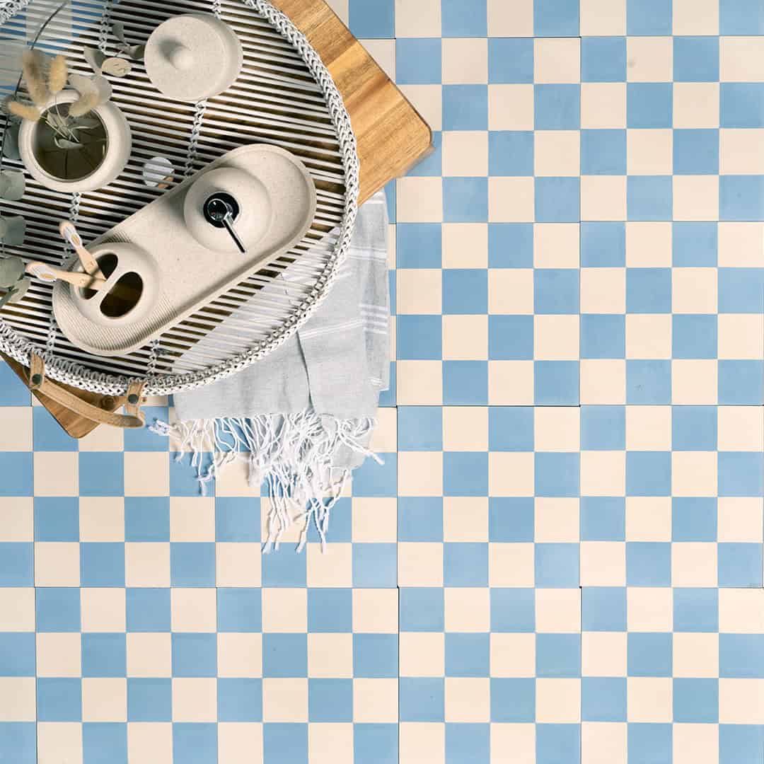 Blue Checkers - Slim Line