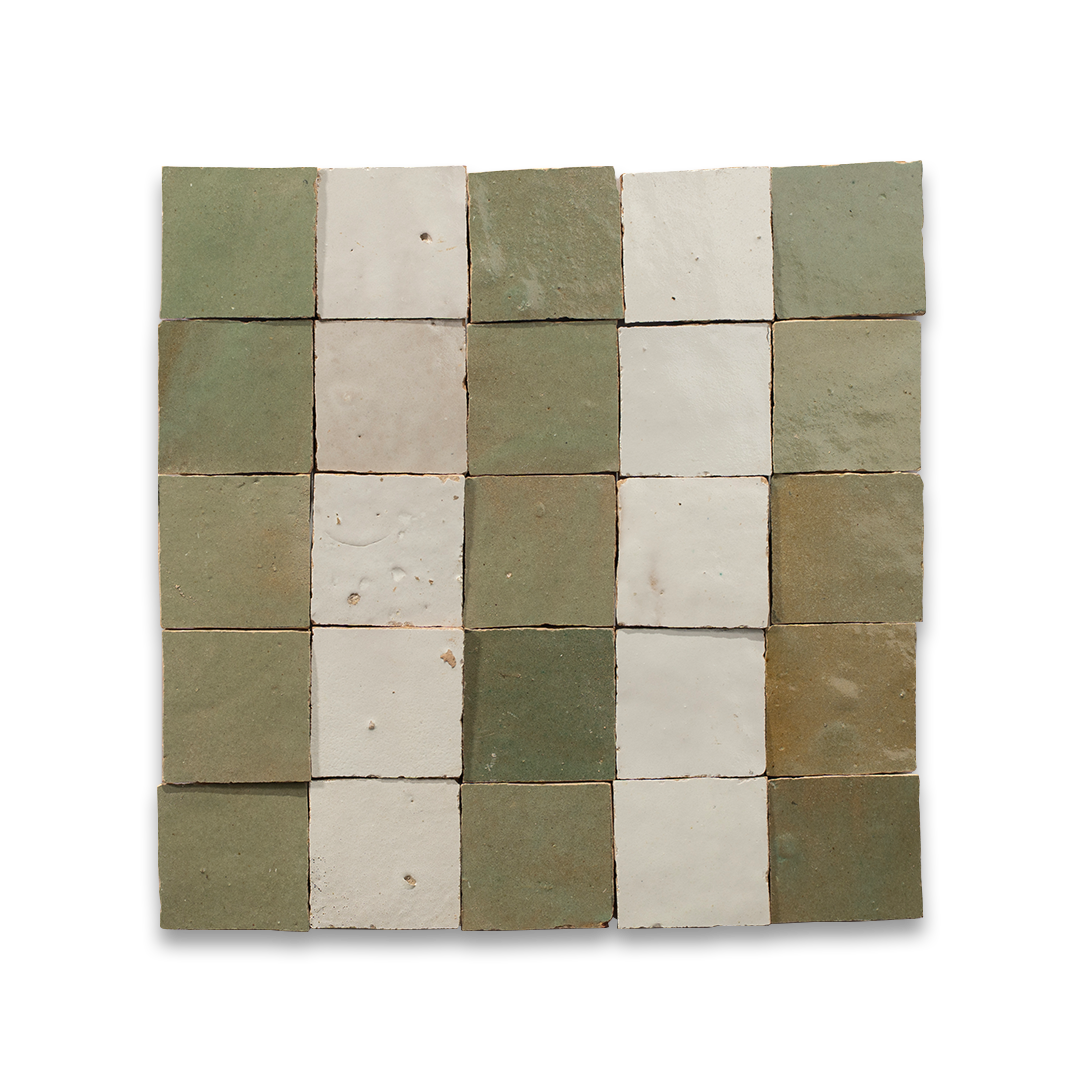 Desert Green Zellige 5x5