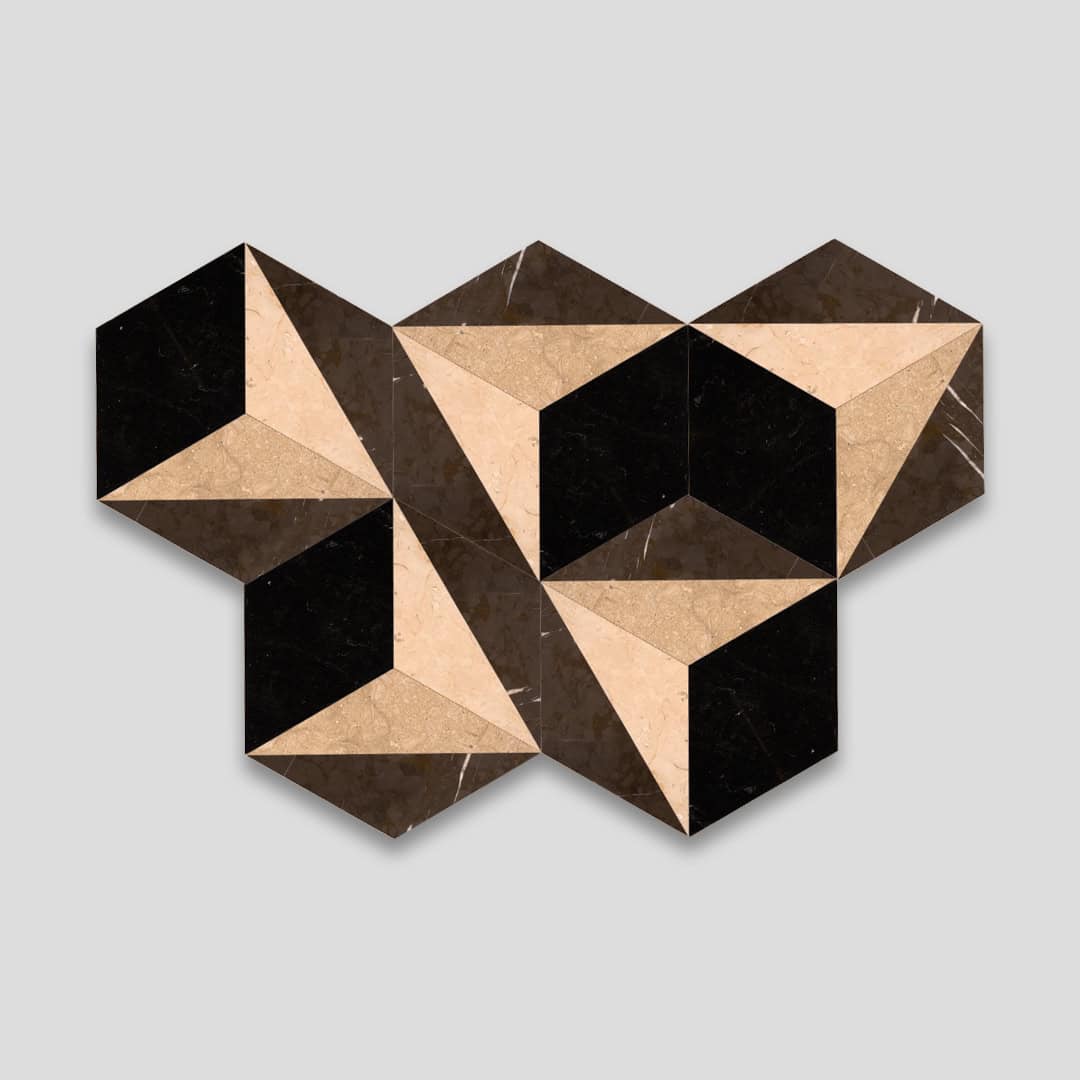 Hex 3D Marble