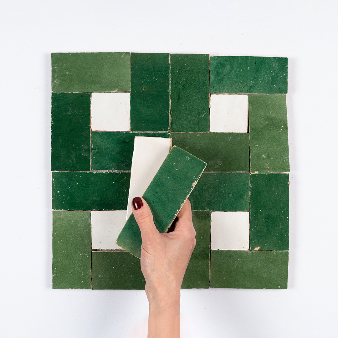 Marrakesh Maze in Dark Green