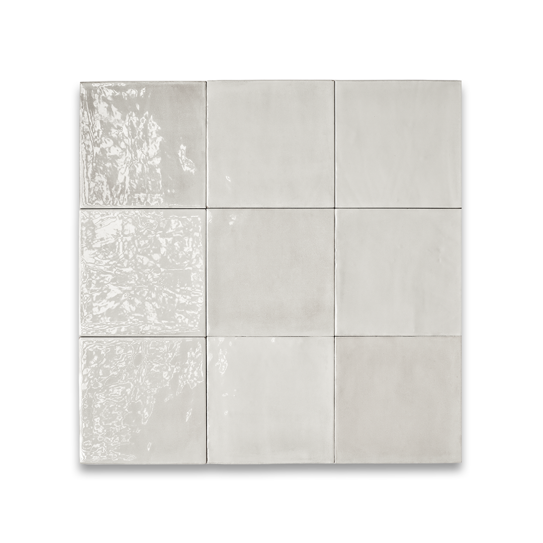 Masona Square Pearl White