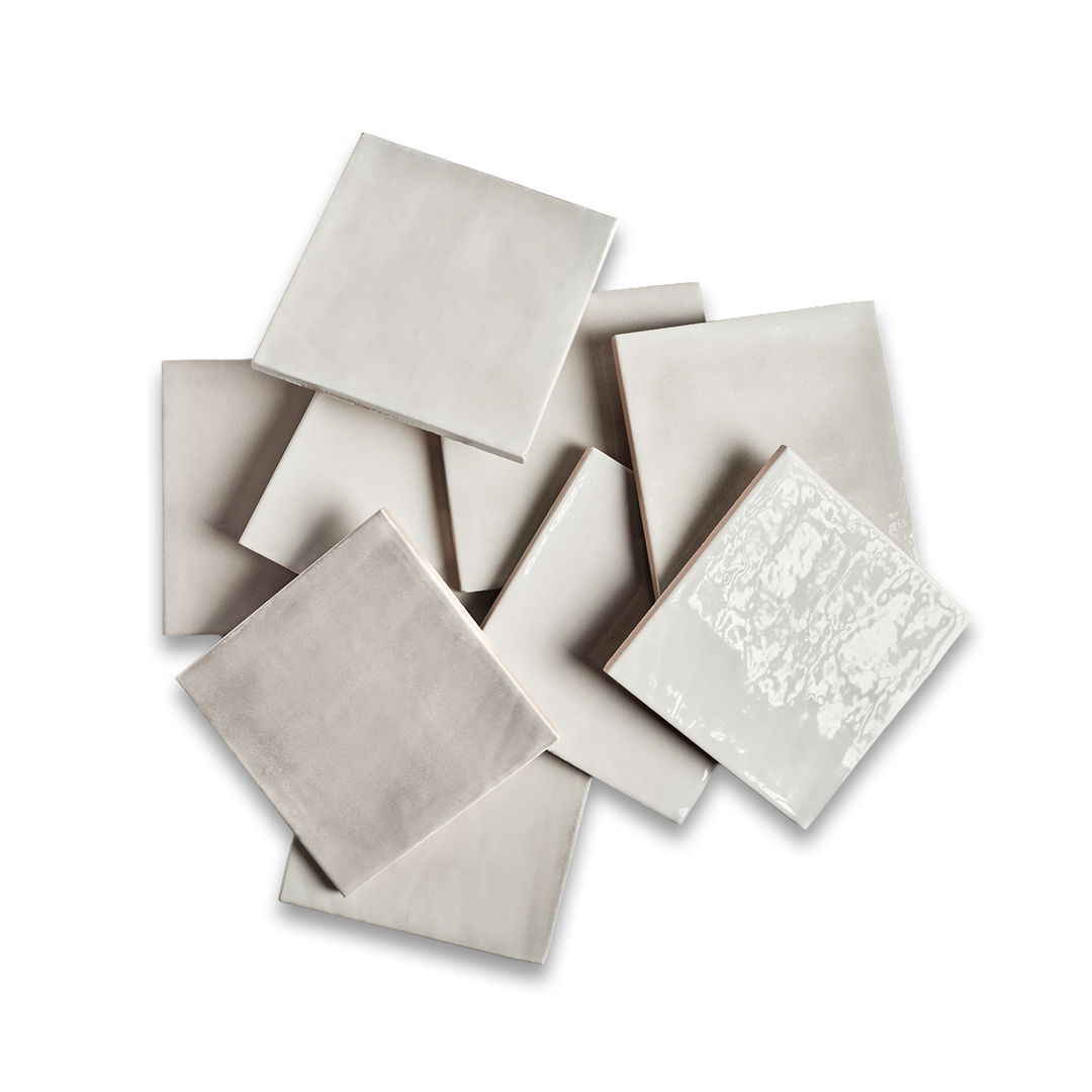 Masona Square Pearl White