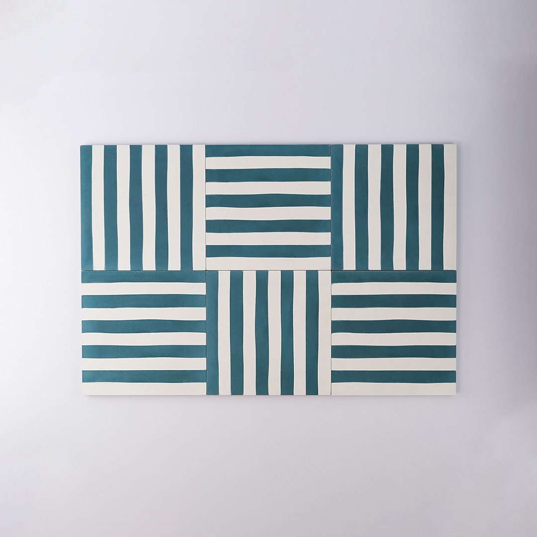 Navy Blue Stripes - Slim Line