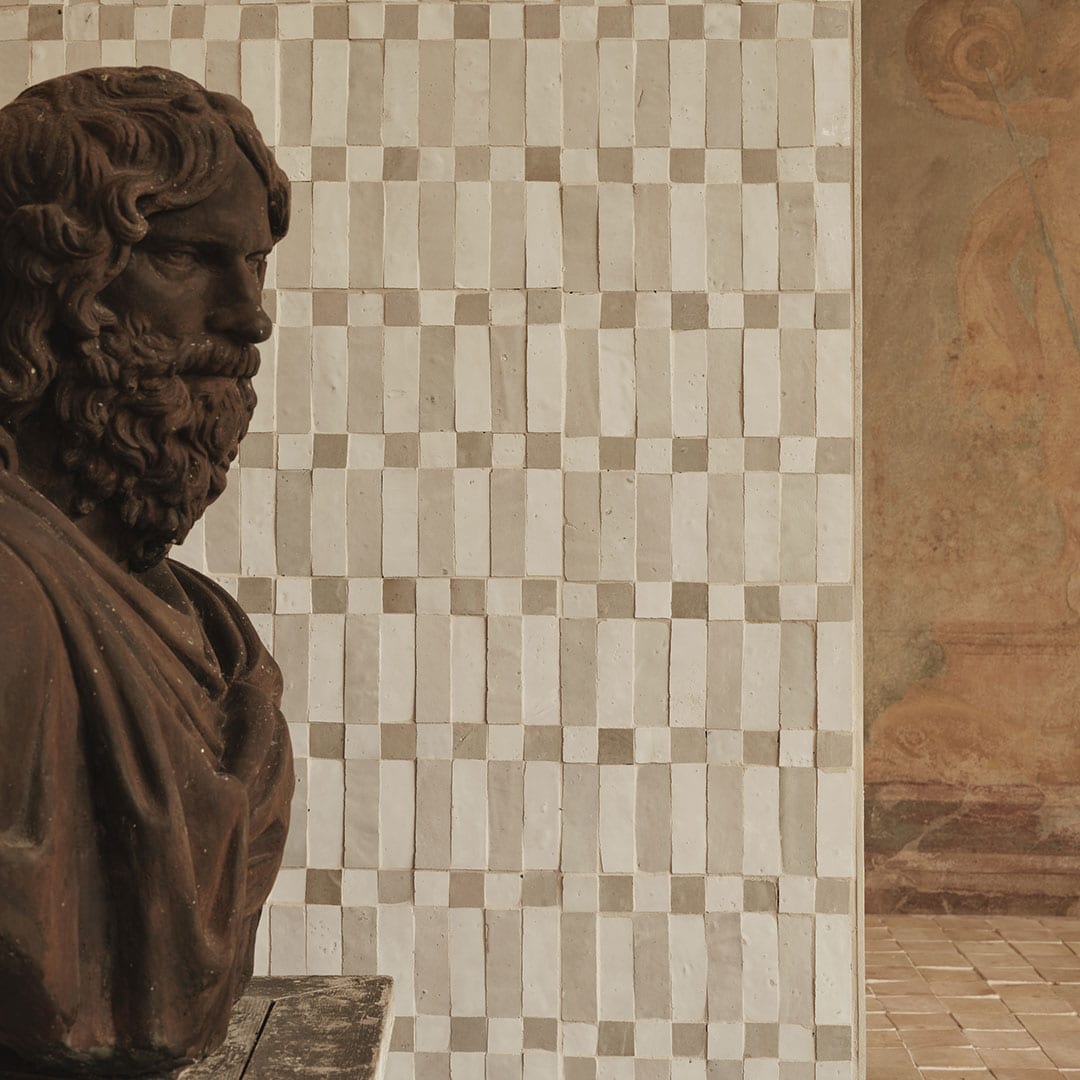 Marrakesh Stripes in Travertine