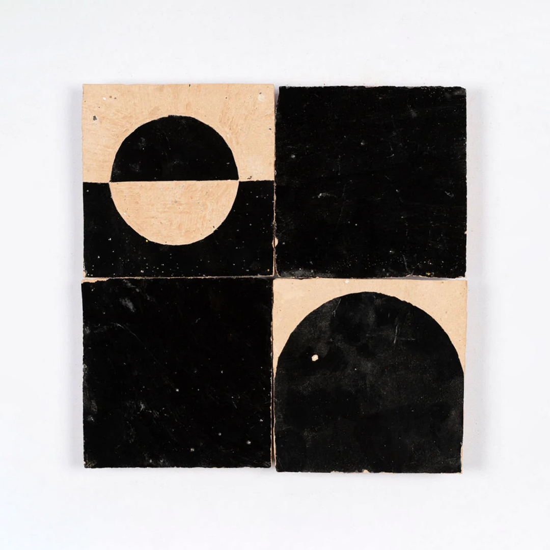 Odi Black Terracotta Zellige