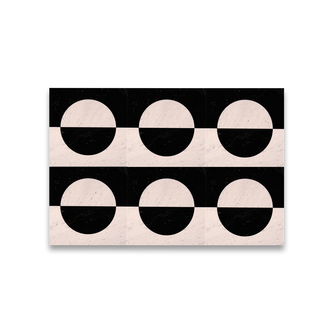 Natural marble surface with distinctive veining patterns