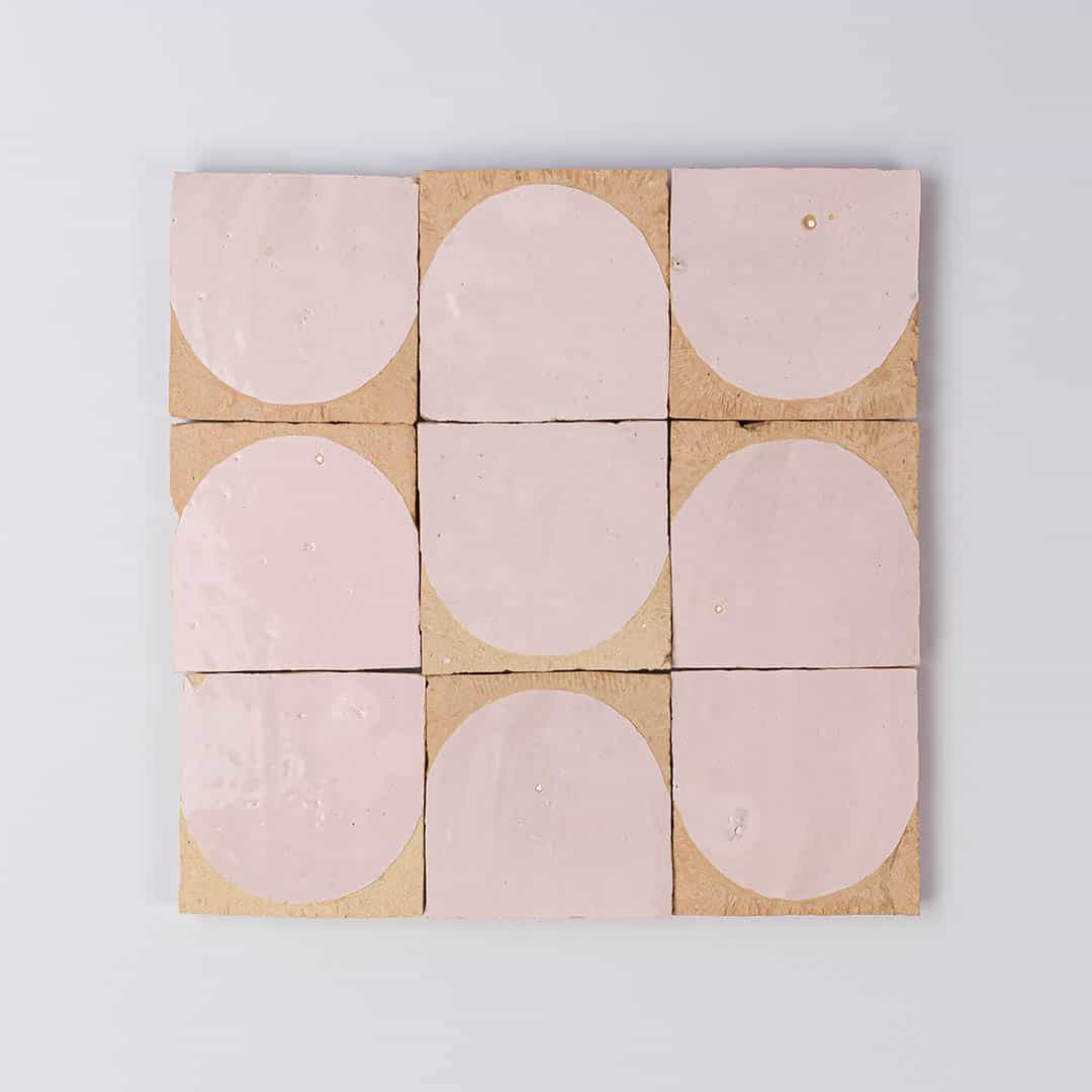 Pink Arch Terracotta Zellige