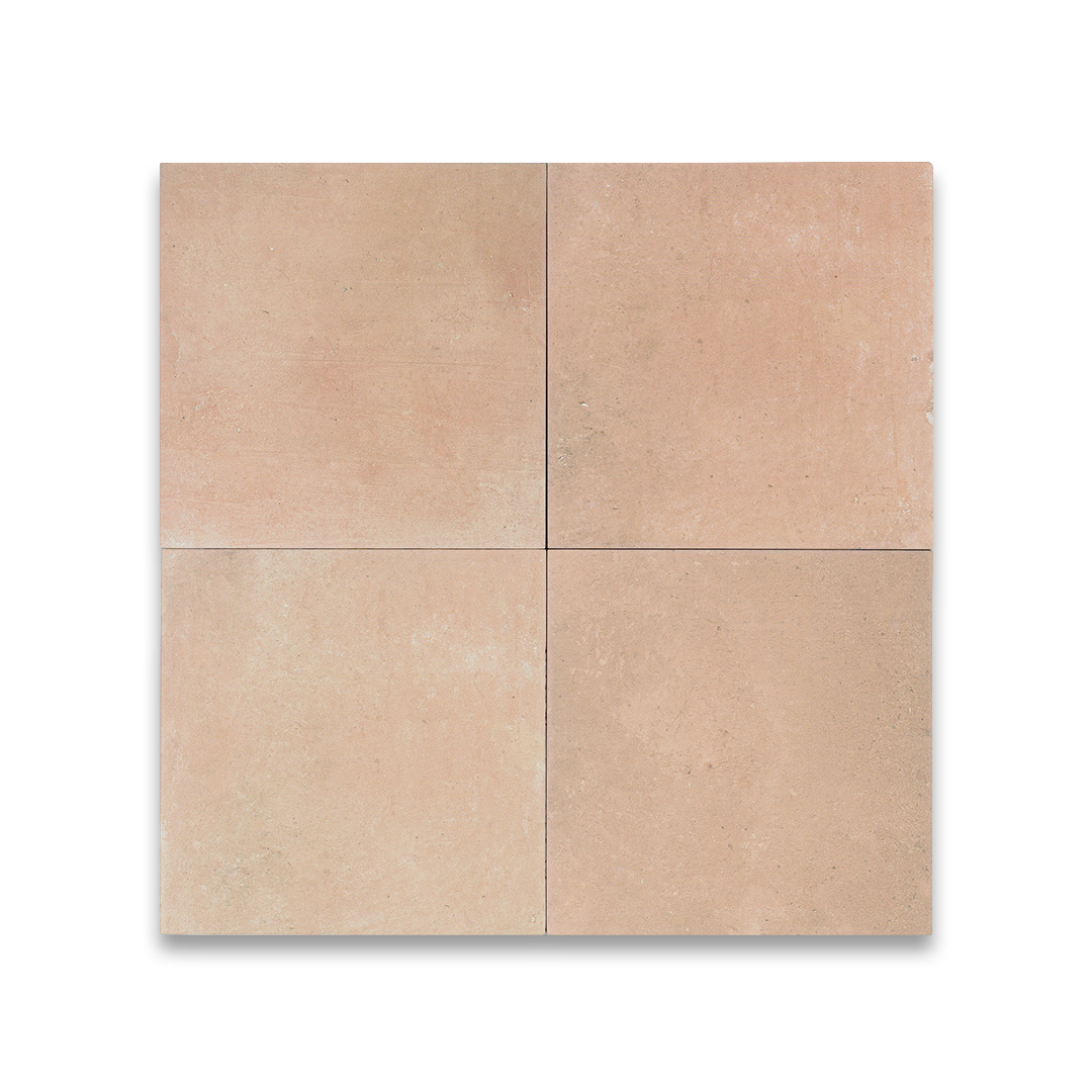 Beige tiles arranged in a grid pattern on a white background