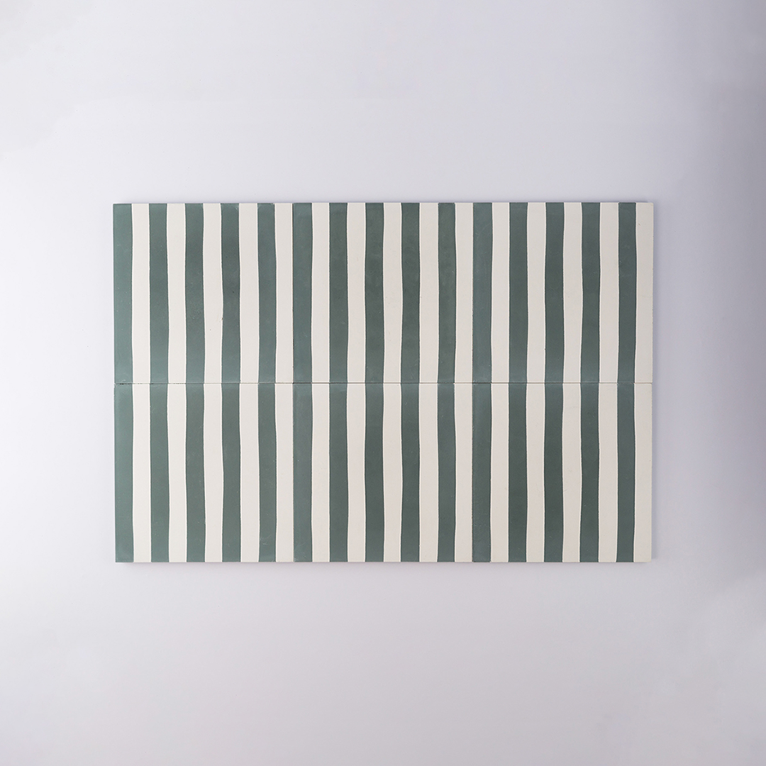 Storm Green Stripes - Slim Line