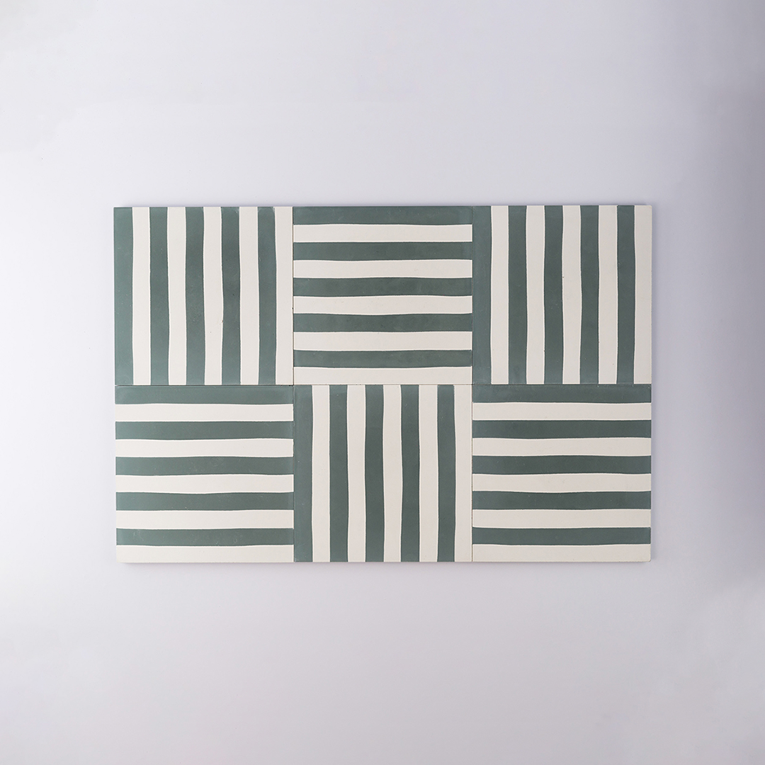 Storm Green Stripes - Slim Line