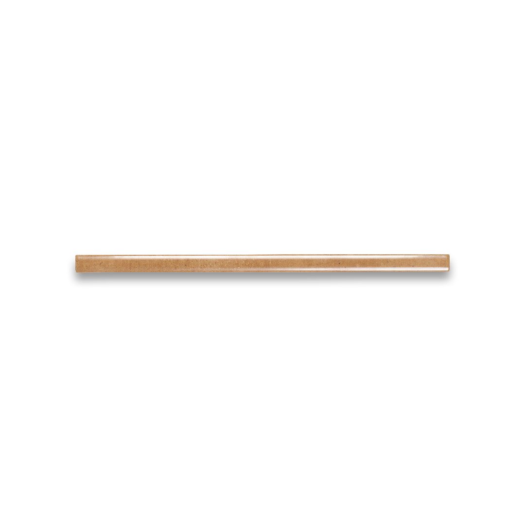 Thin wooden stick on a white background