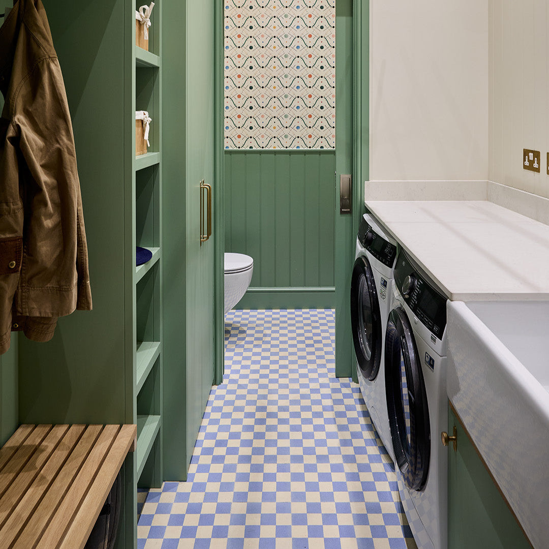 Blue Checkers - Slim Line