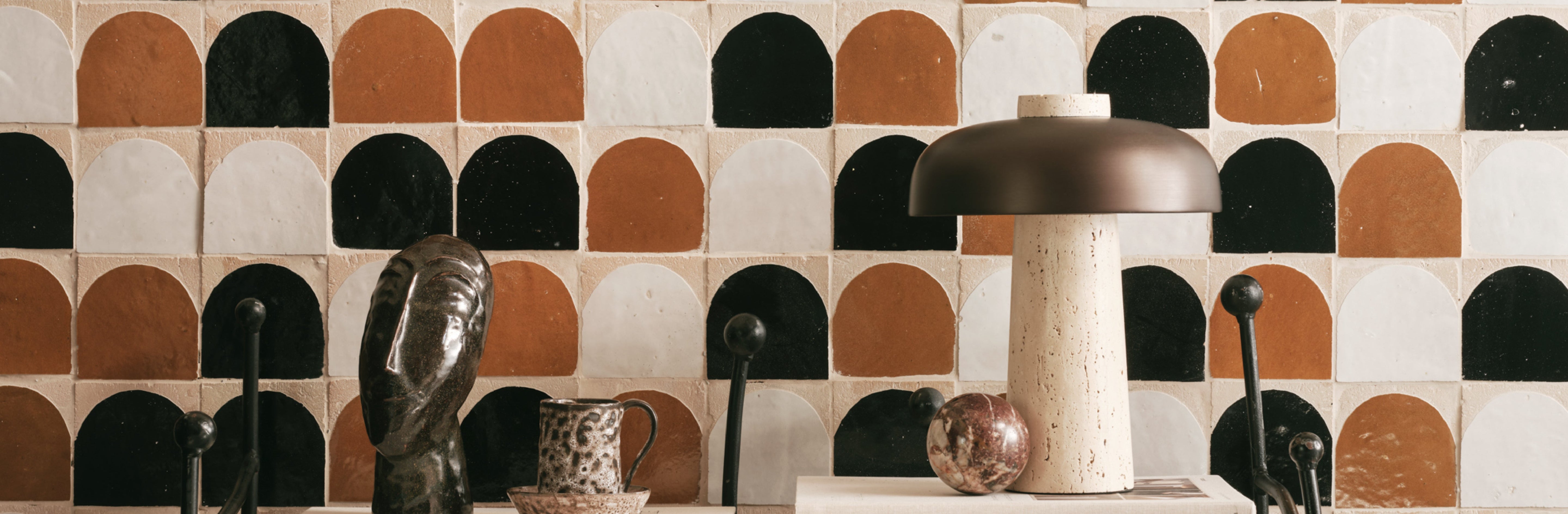 Signature Patterned Zellige Tiles