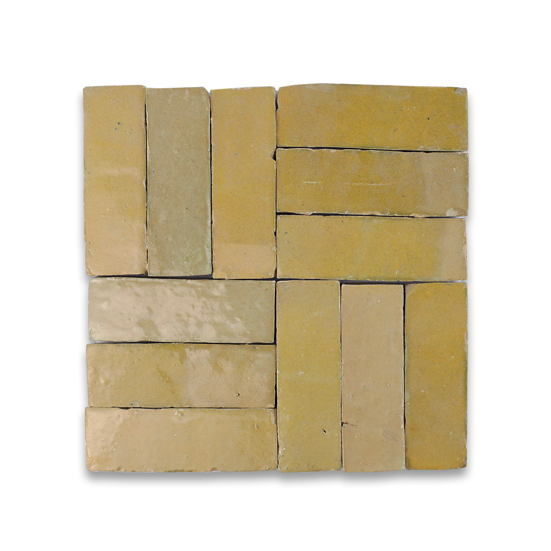 Pattern of stone tiles on a white background