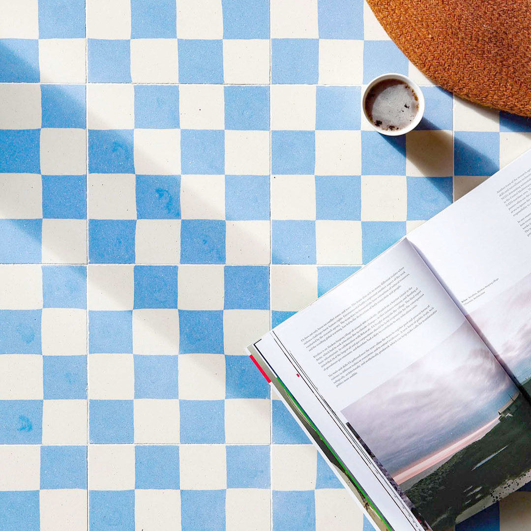 Blue Checkers - Slim Line