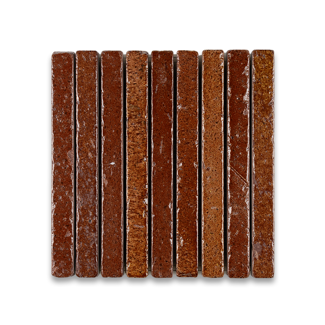 Brown Lava Stone Bamboo Flat