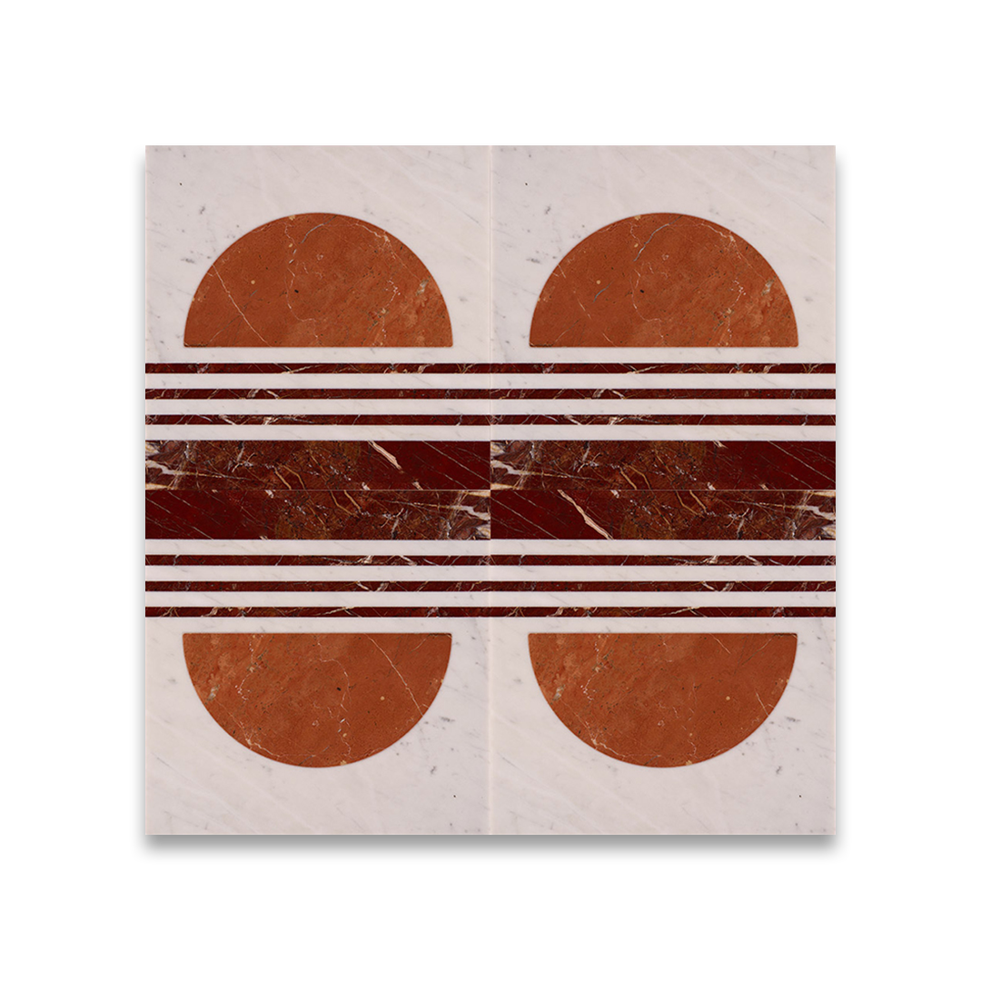 Crimson Sunset Stripes