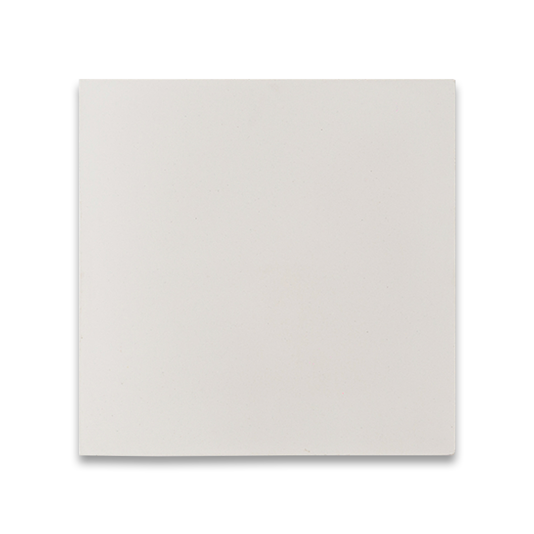 Ivory Cloud cement tile featuring a smooth matte off-white surface with subtle texture, ideal for minimalist interiors, modern flooring, and wall applications in contemporary residential and commercial spaces.