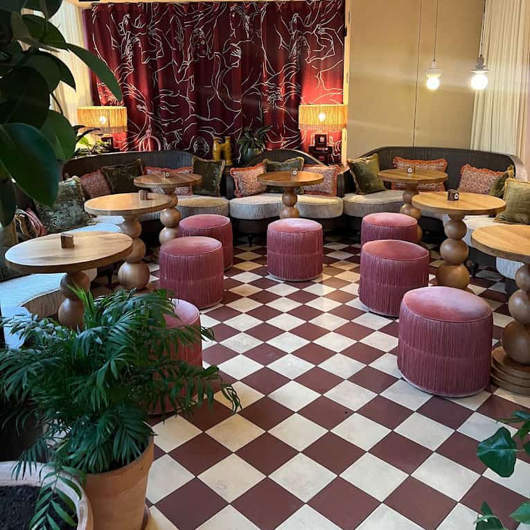 Ivory Cloud and Red cement tile featuring a smooth matte off-white surface with subtle texture, ideal for minimalist interiors, modern flooring, and wall applications in contemporary residential and commercial spaces.
