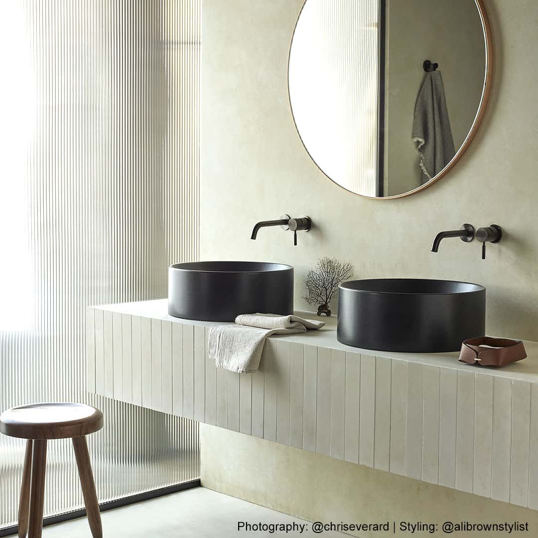 Polar Weave cement tile featuring a matte white herringbone pattern with clean linear texture, ideal for modern interiors, minimalist flooring, and wall applications in contemporary architectural spaces.
