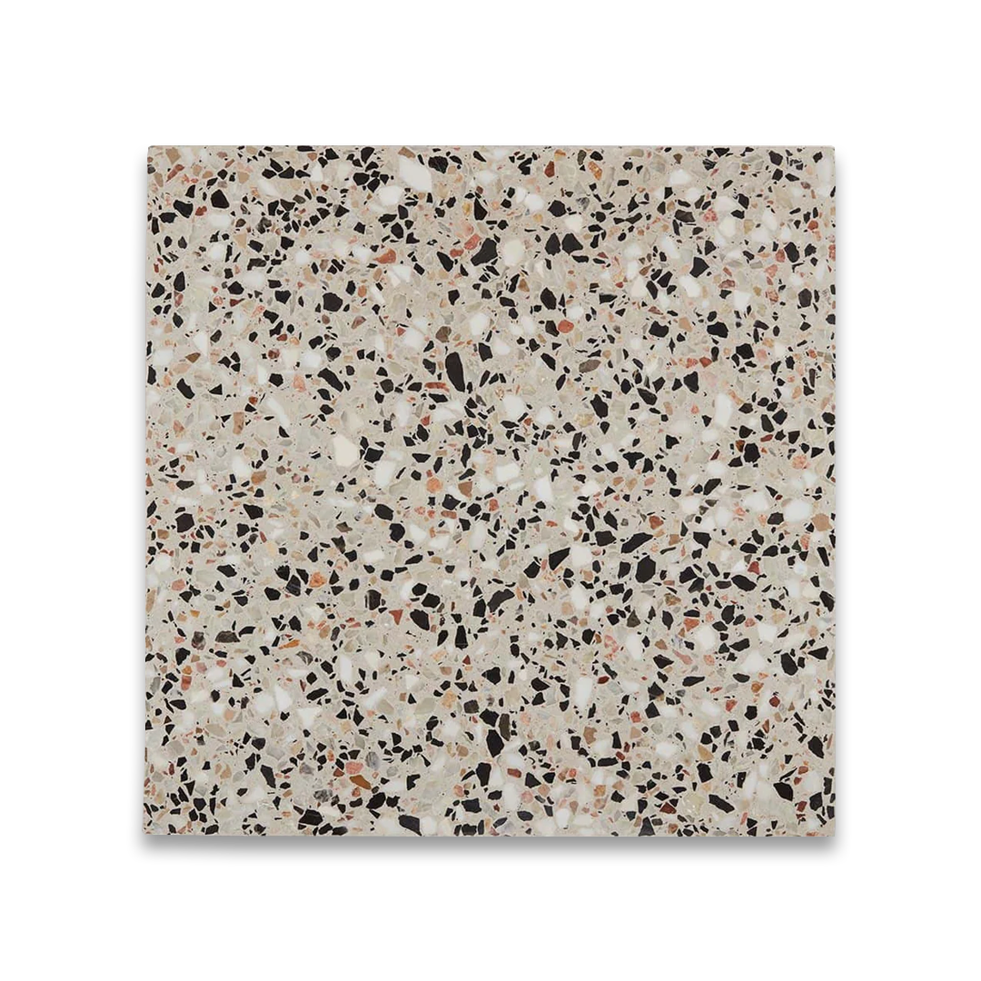 Terrazzo patterned tile 
