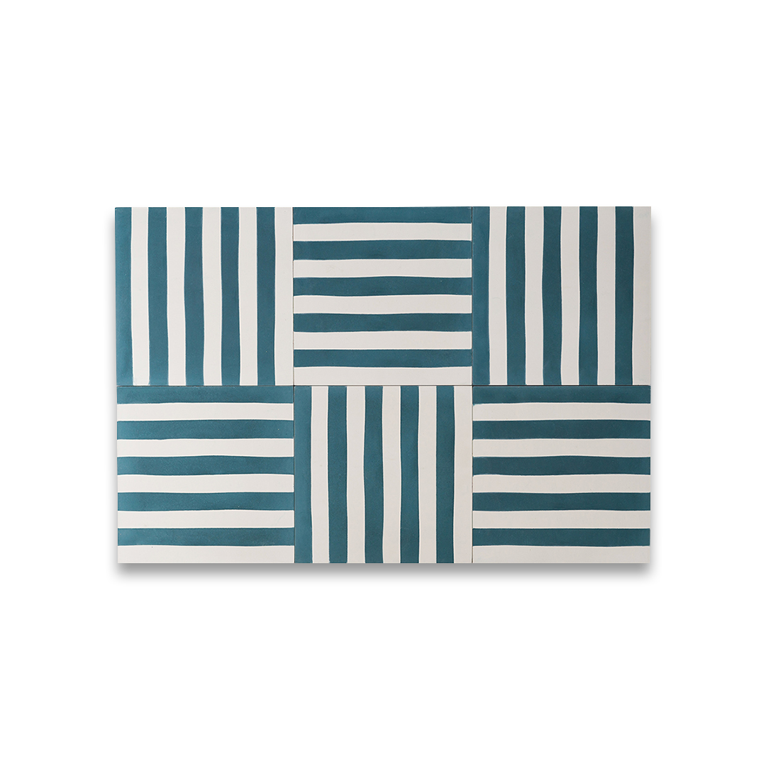 Navy Blue Stripes - Slim Line