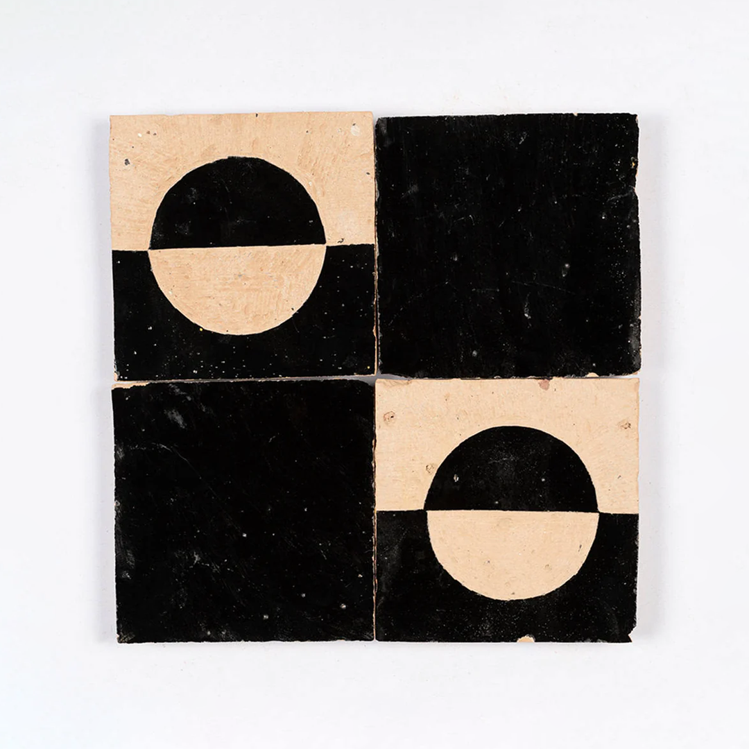Odi Black Terracotta Zellige