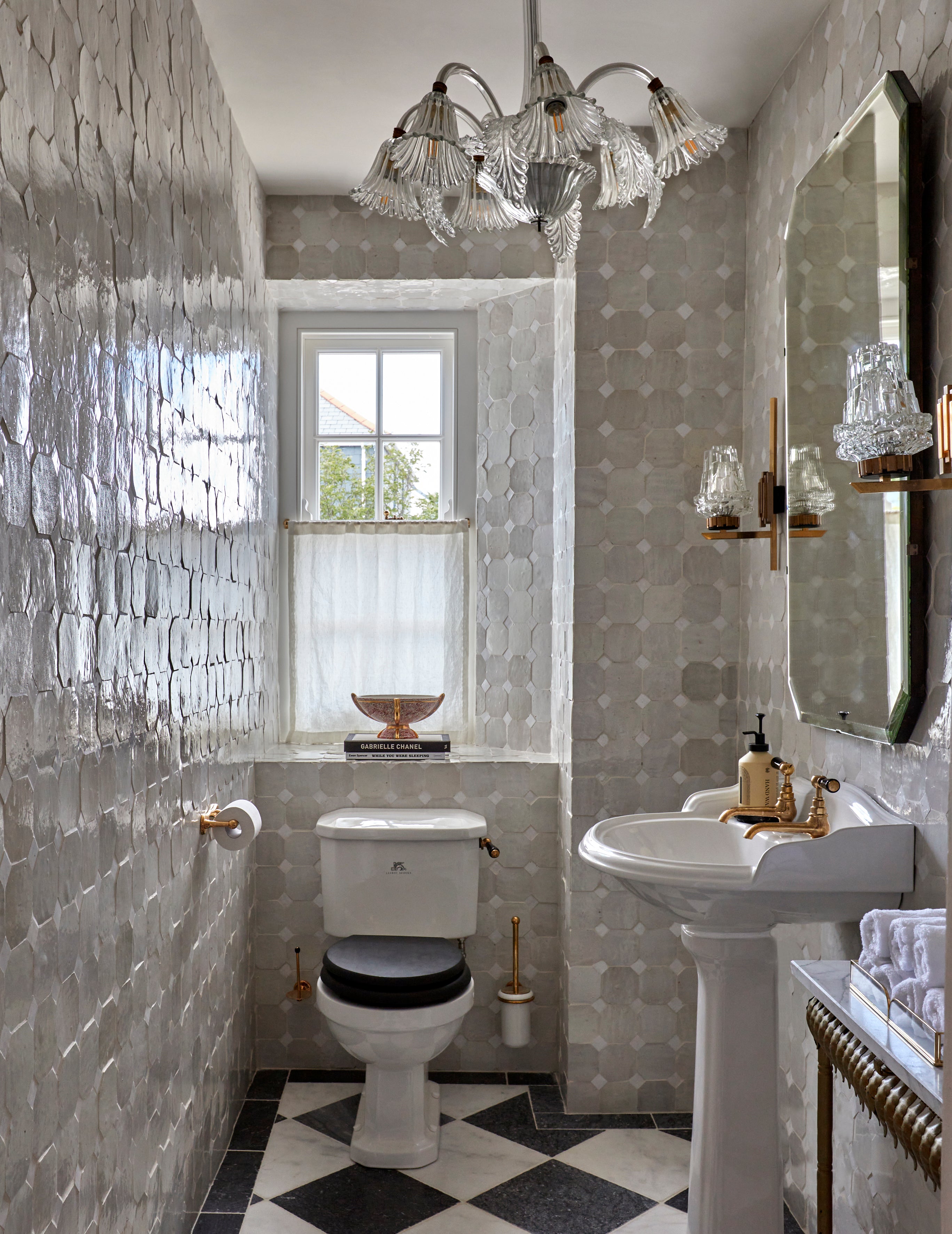 White Octagon Zellige