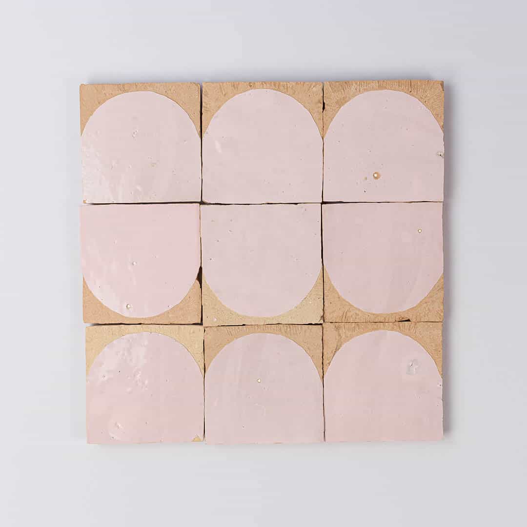Pink Arch Terracotta Zellige
