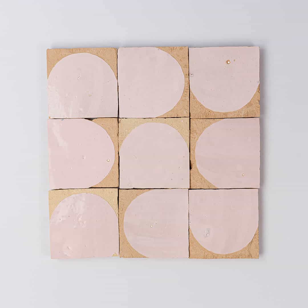 Pink Arch Terracotta Zellige