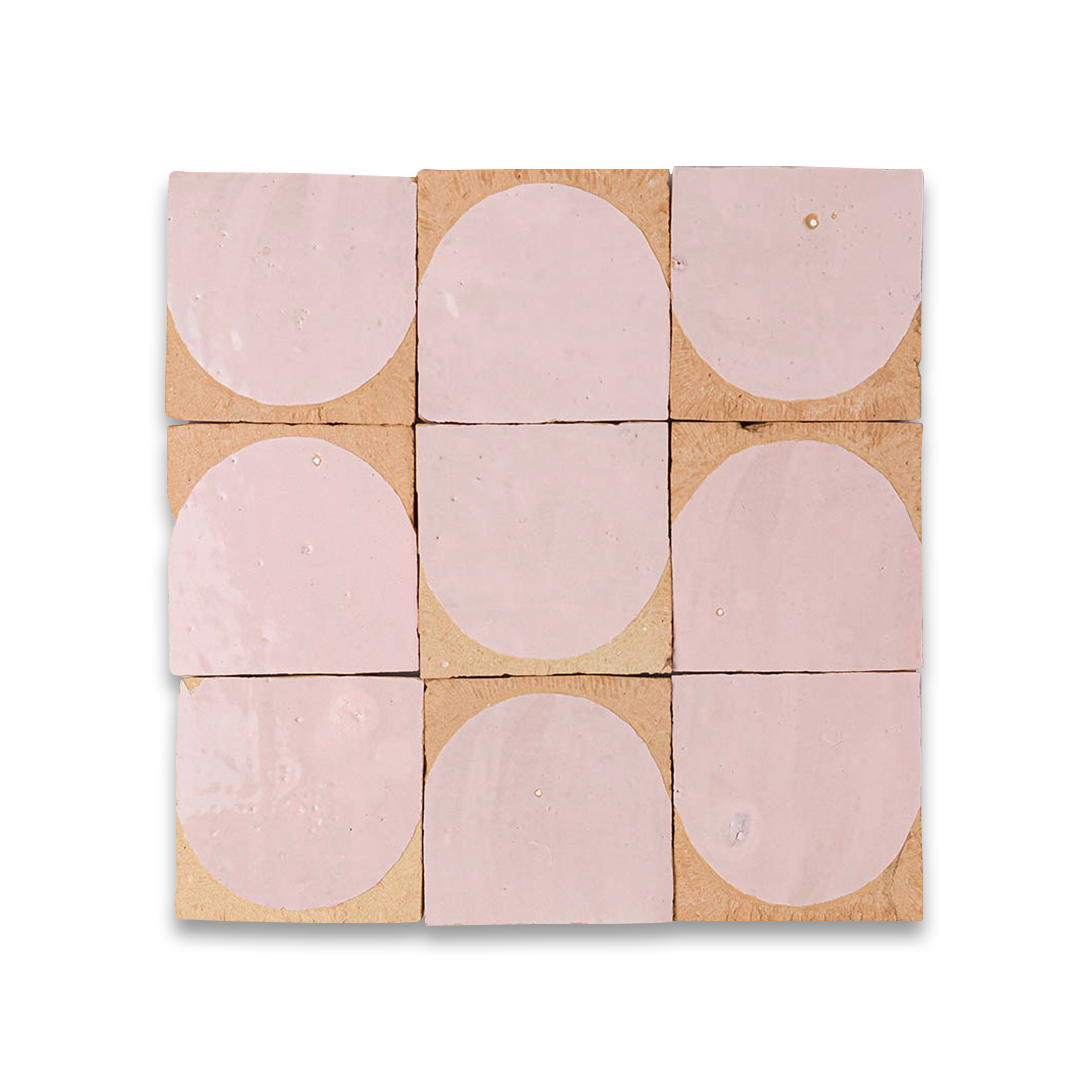 Pink Arch Terracotta Zellige