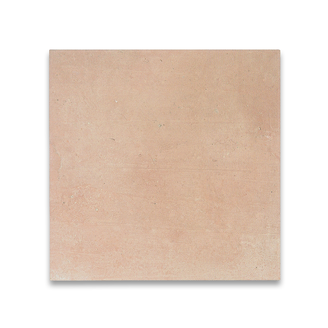 Beige square tile on a white background