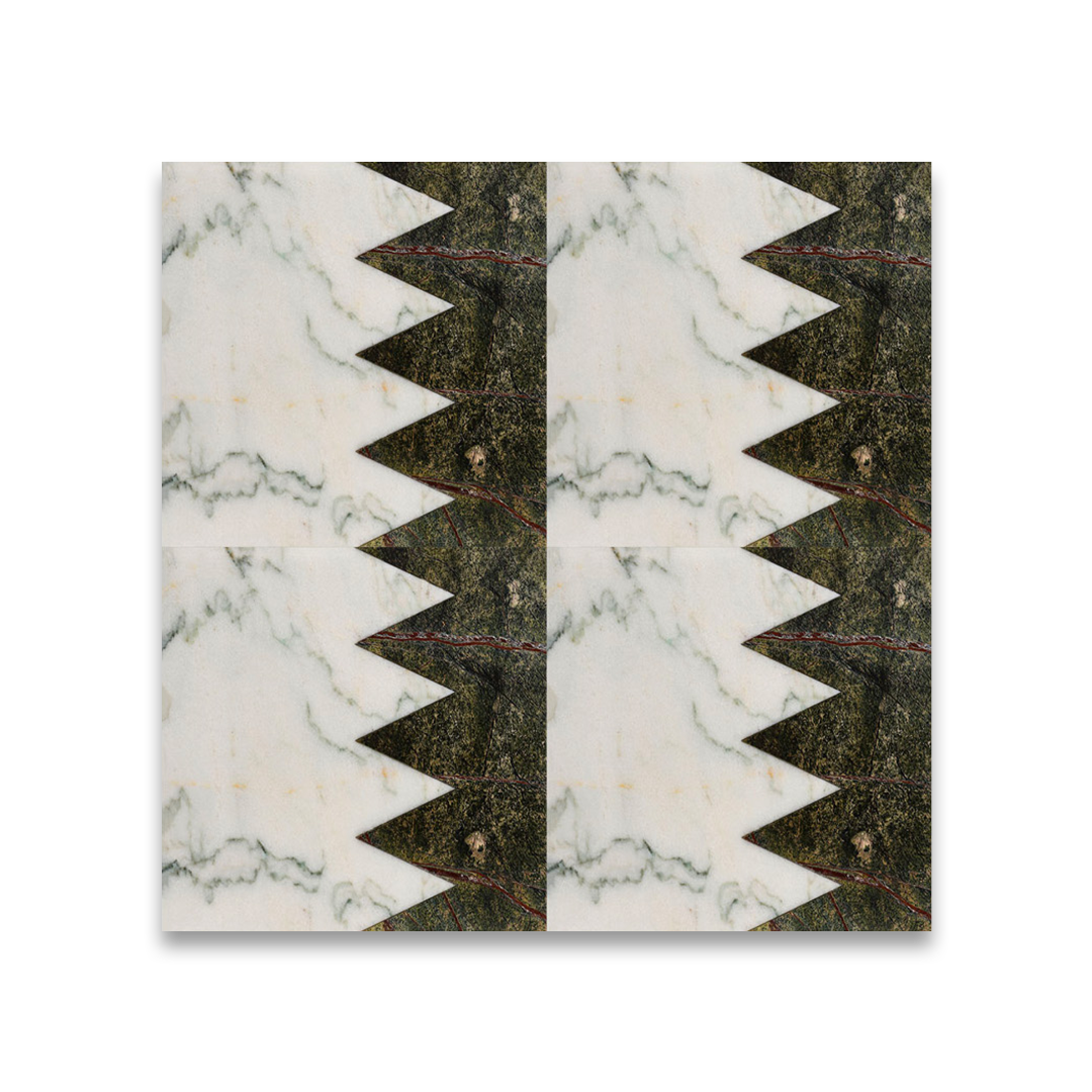 Marble tile flooring with clean lines and modern marble pattern