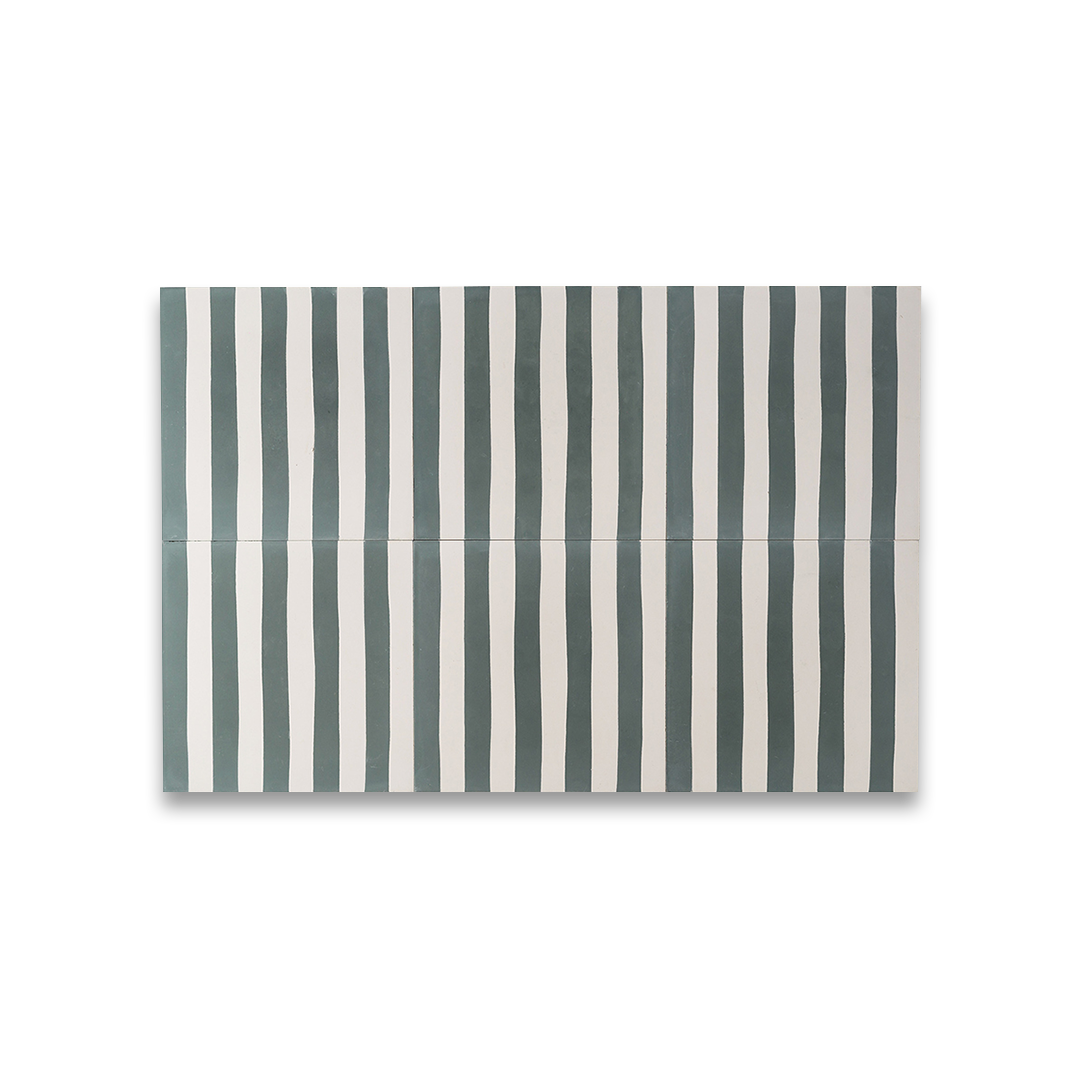 Storm Green Stripes - Slim Line