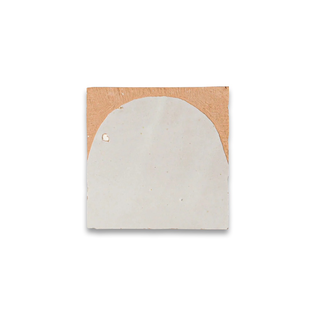 Ceramic wall hook with cork back on a white background