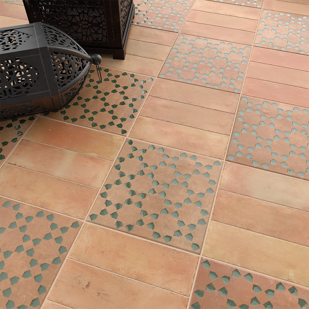 Desert Clay - Forest Green Mosaic