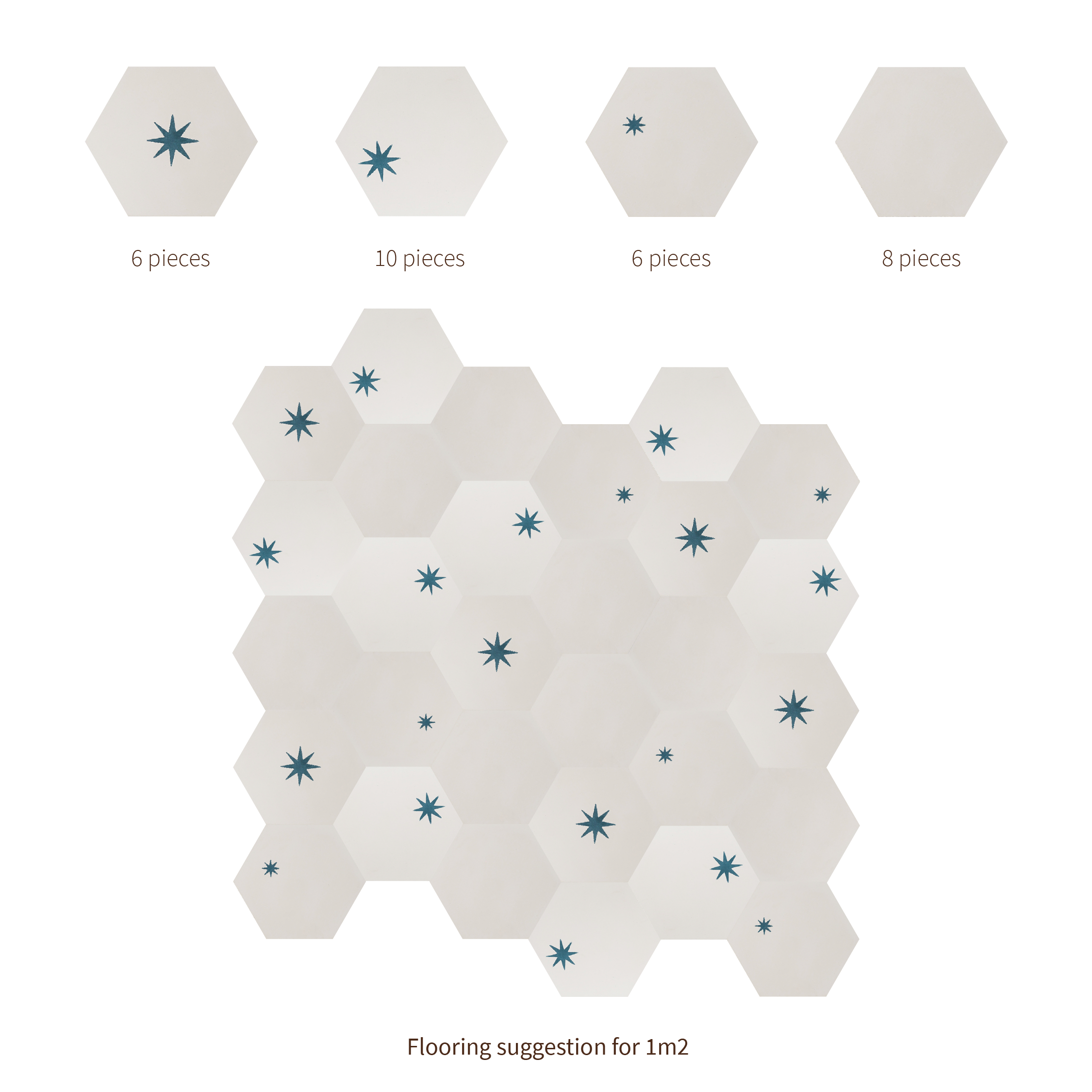 Starry Night Dirty White - Slim Line