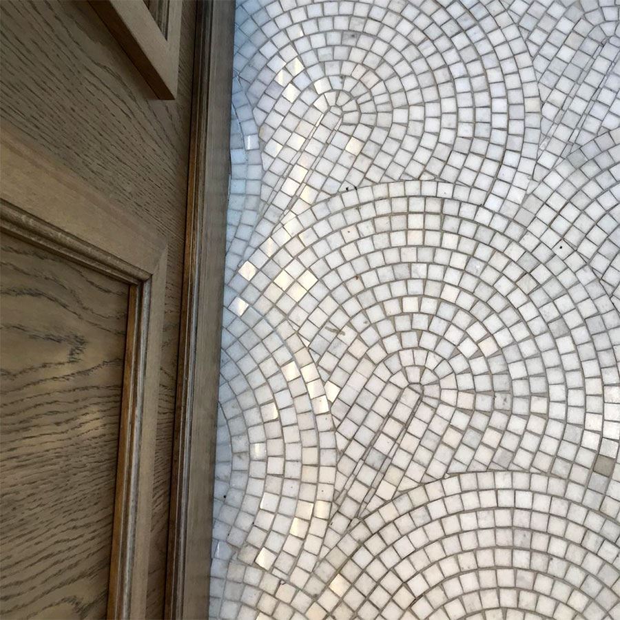White Marble Mosaic Fish Scale | Otto Tiles & Design - Encaustic