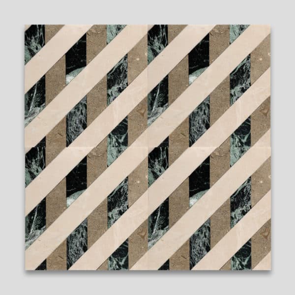 Golden Cage Marble Collection Tile