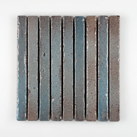 Misty Teal Lava Stone Bamboo Flat