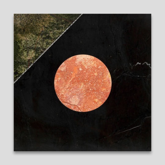 Red Moon Marble Collection Tile