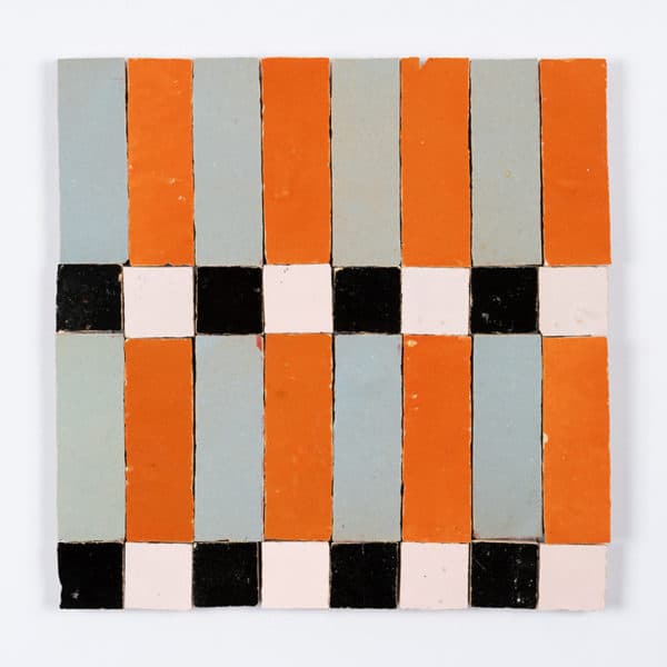 Marrakesh Stripes in Paprika Zellige Tiles
