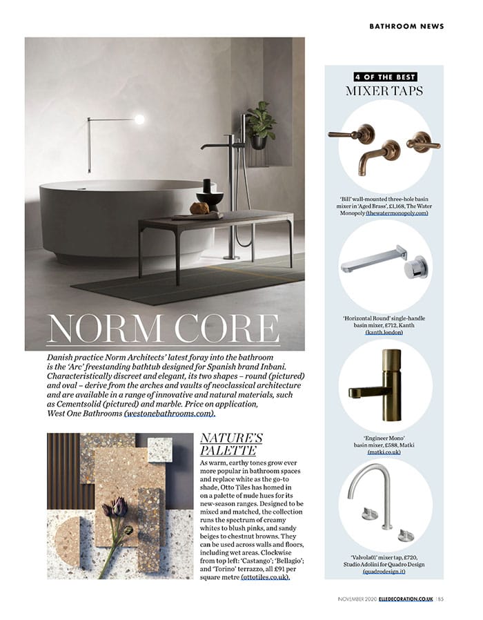 Elle Decoration Bathrooms - November 2020