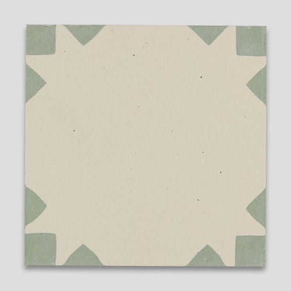 Anthropology Green Encaustic Cement Tile