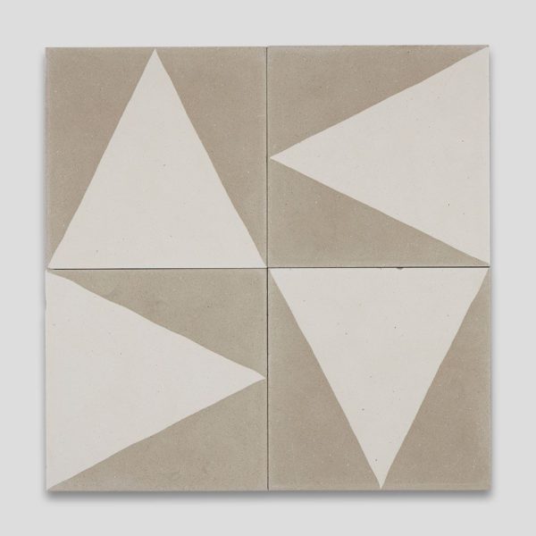 Beige Pyramid Encaustic Cement Tile