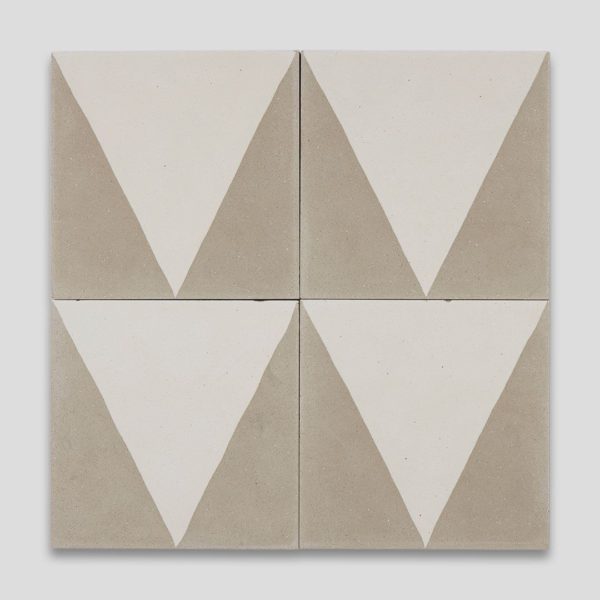 Beige Pyramid Encaustic Cement Tile