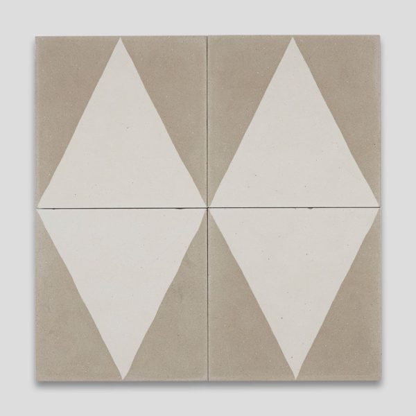 Beige Pyramid Encaustic Cement Tile