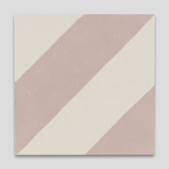 Cross Stripe Pink 601 Encaustic Cement Tile