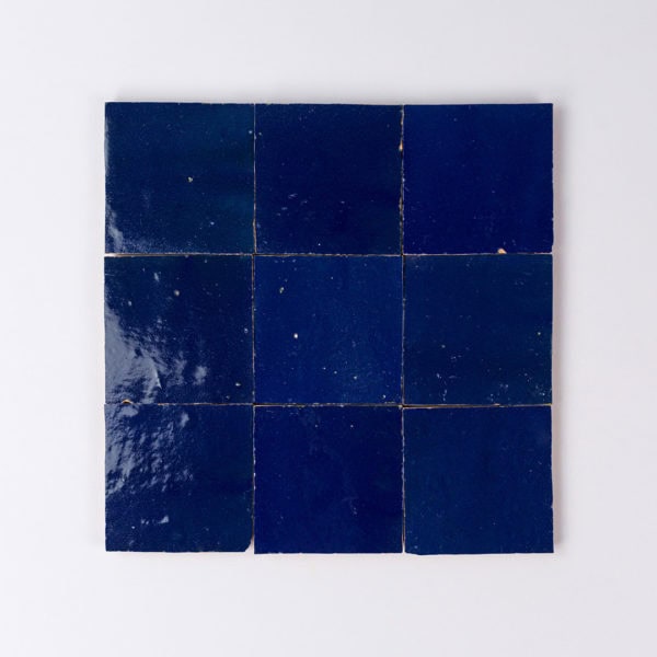 Moroccan Dark Blue Zellige